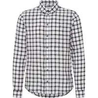Casual Friday Camisa 'Anton' azul noturno / cinzento / branco