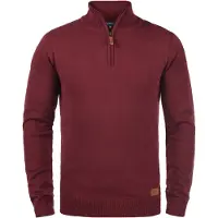 Blend Pullover 'Robin' castanho / cinzento-prateado / bordeaux