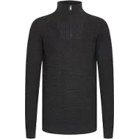 !Solid Pullover ' RECO ' cinzento
