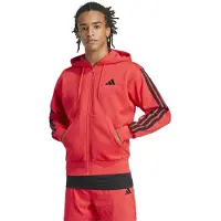 Adidas Casaco com Capuz em Fleece 3-Stripes Essentials
