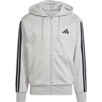 Adidas Moletom Com Fecho Essentials 3 Stripes Fleece