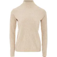 SANIKA Pullover bege mosqueado
