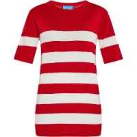SANIKA Pullover vermelho / branco