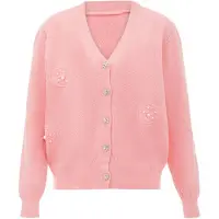 Nascita Casaco de malha cor-de-rosa