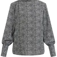 Dreimaster Klassik Blusa preto / branco