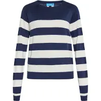SANIKA Pullover marinho / branco