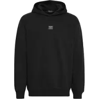 INDICODE JEANS Sweatshirt 'Idjolkan' preto / branco