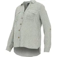 Vero Moda Maternity Blusa 'VMMBumpy' cana / branco