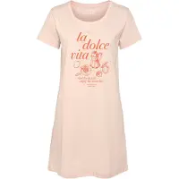 Vivance Camisola de pijama laranja / rosa claro