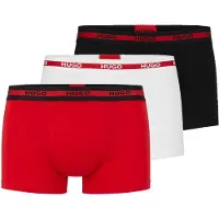 HUGO para homem. 50492375 3 Pack Triplet Planet vermelho, branco, azul-marinho, branco, azul-marinho (L), Homewear, Algodão, Bronze