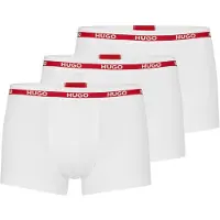 HUGO Boxers vermelho / branco
