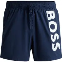 BOSS para homem. 50514502 Fato de banho polvo azul marinho (M), Beachwear, Poliamida