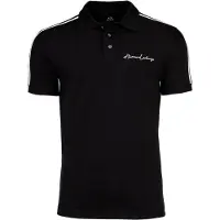 Armani Exchange para homem. 8NZFSGZJ81Z1200 Pólo preto liso (M), Casual, Algodão, Manga curta