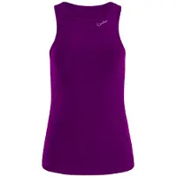 Winshape Top desportivo 'AET134LS' roxo escuro / branco