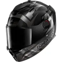 Shark Spartan GT Pro Carbono Zarco Capacete Integral Carbono/Antracite S unissexo preto