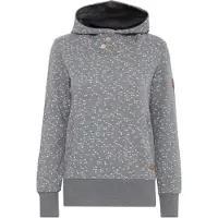 Oxmo Sweatshirt 'Beate' azul / cinzento / rosa / branco