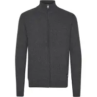 !Solid Casaco de malha 'Kayne' cinzento-prateado / preto / branco