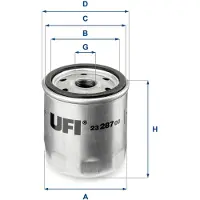 Ufi Filtri Filtro De óleo Moto Guzzi Griso 850/1100/1200cc