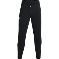 Under Armour Calças de desporto 'Essential' preto / branco