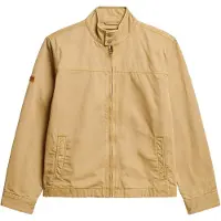 Superdry para homem. M5011945A Casaco Harrington clássico castanho (XXL), Marrom, Casual, Algodão orgânico, Sustentável