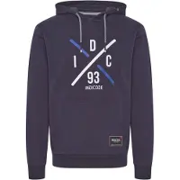INDICODE JEANS Sweatshirt 'Leon' azul noturno / genciana / branco