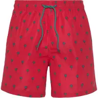 s.Oliver Calções de banho verde / vermelho / preto