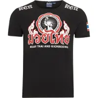 Benlee Camisa funcionais 'Thailand' cinzento / vermelho / preto / branco