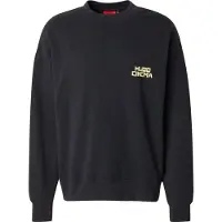 HUGO Sweatshirt 'Dargentix' azul ultramarinho / verde claro / preto / offwhite