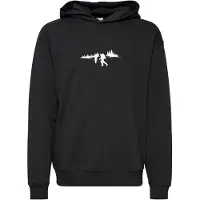 !Solid Sweatshirt 'Halmus' preto / branco