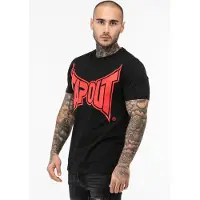 TAPOUT Camisa vermelho sangue / preto