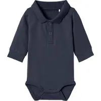 Name it Macacão/Body 'Holge' azul noturno
