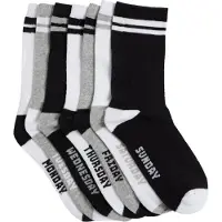We fashion Meias cinzento / preto / branco