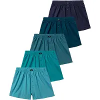 H.I.S. Boxers azul / turquesa / petróleo