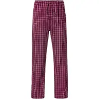 s.Oliver Calças de pijama vermelho escuro / branco