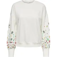 ONLY Sweatshirt 'ONLBrooke' menta / verde escuro / laranja / branco