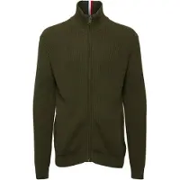 FQ1924 Casaco de malha 'Kyle' verde escuro