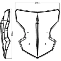 Puig Pára-brisas Desportivo New Generation Sport Yamaha Mt03 2020-2025