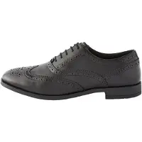 Next Sapato com atacadores 'Oxford-Brogues' preto