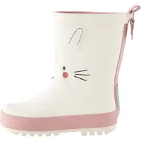 Next Bota de borracha mistura de cores / branco