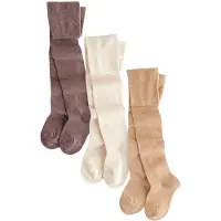 Next Collants creme / bege escuro / chocolate