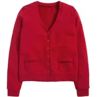 Next Casaco de malha vermelho