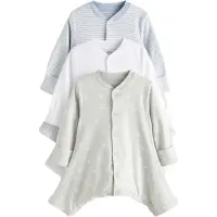 Next Pijama azul pombo / verde pastel / branco