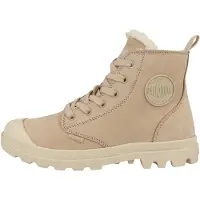 Palladium Botim com fivela 'Pampa' bege