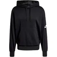 Adidas Moletom Com Capuz Essentials Loose Fit 3 Bar Logo French Terry