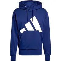 Adidas Sweatshirt de desporto 'Essentials' azul escuro / branco