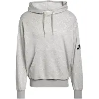 Adidas Moletom Com Capuz Essentials Loose Fit 3 Bar Logo French Terry