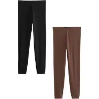 Next Leggings castanho / preto