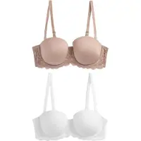 Next Soutien bege escuro / branco