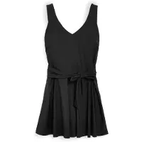 Next Vestido de fato de banho preto