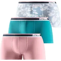 s.Oliver Boxers azul ciano / azul claro / rosa escurecido / preto
